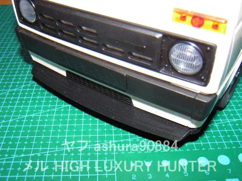 WPL D42改　ナショナルカラー　まゆげハイゼット　メタルパーツ多数 ダイハツ？HIJETラジコン wpl d42 | amenyan001の気まぐれ投稿