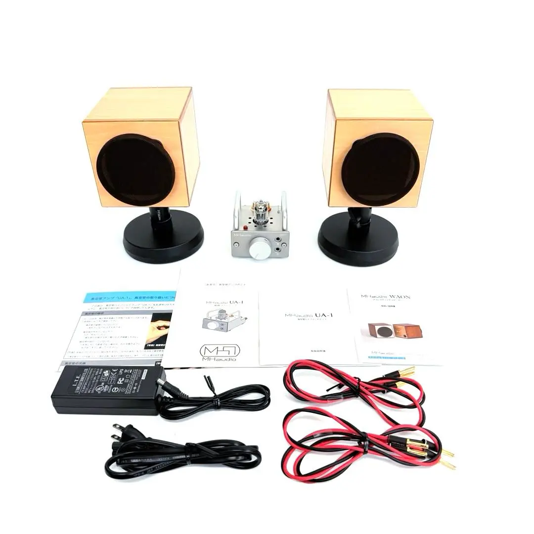 【極美品】MHaudio UA-1 WAON セット真空管アンプ スピーカーペア セット_UA-1-WAON | MHaudio