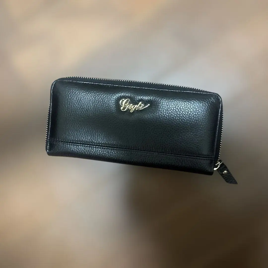 未使用 美品 ロメオジリ レディース 長財布 黒 ゴールド タグ付き 定価2万円 未使用 美品 ロメオジリ レディース 長財布 黒 ゴールド タグ
