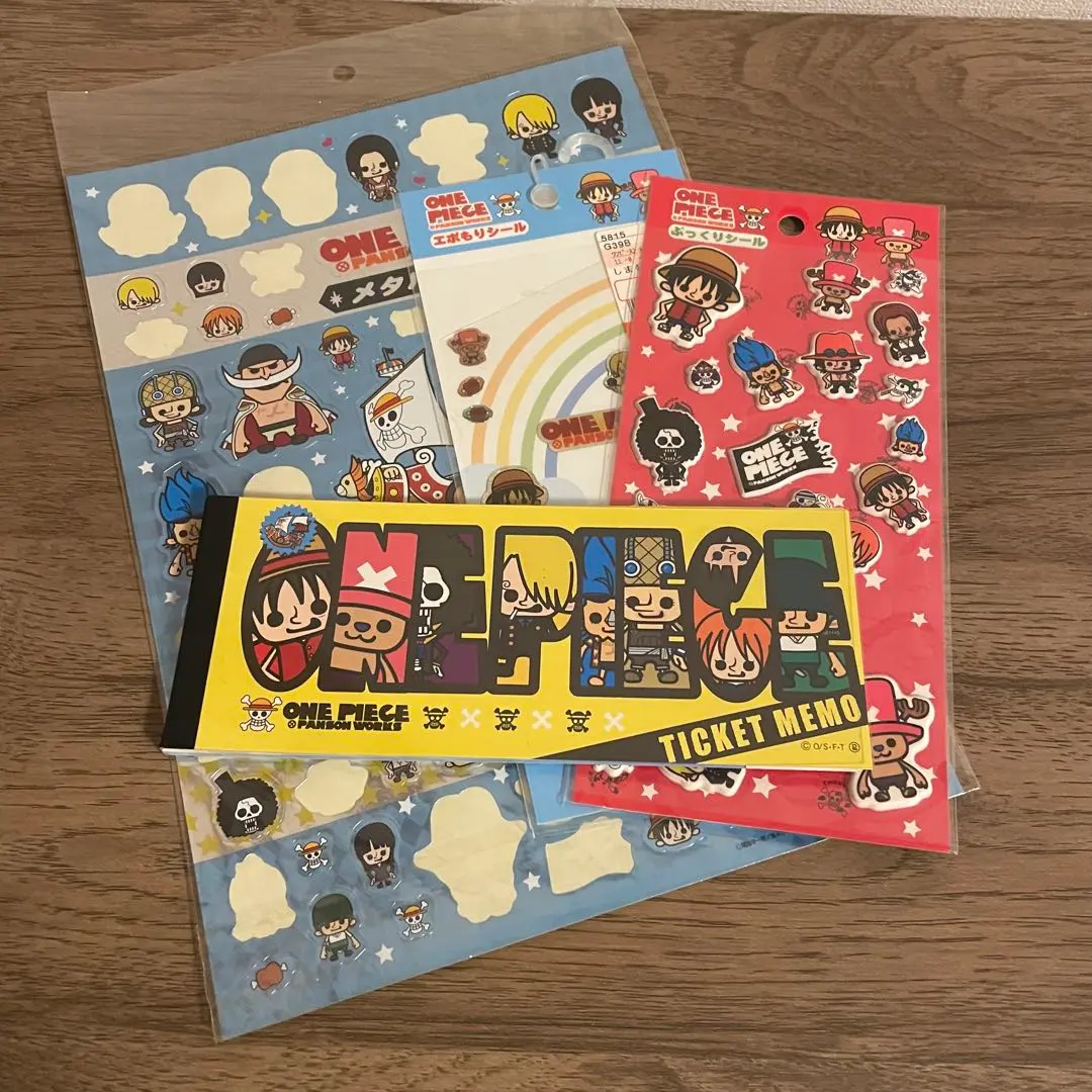 Thumbnail of ONE PIECE Puffy Seal Sticker Set - pansonworks