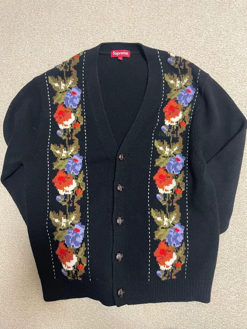 トップス Supreme Floral Stripe Cardigan Floral Stripe Cardigan – Supreme