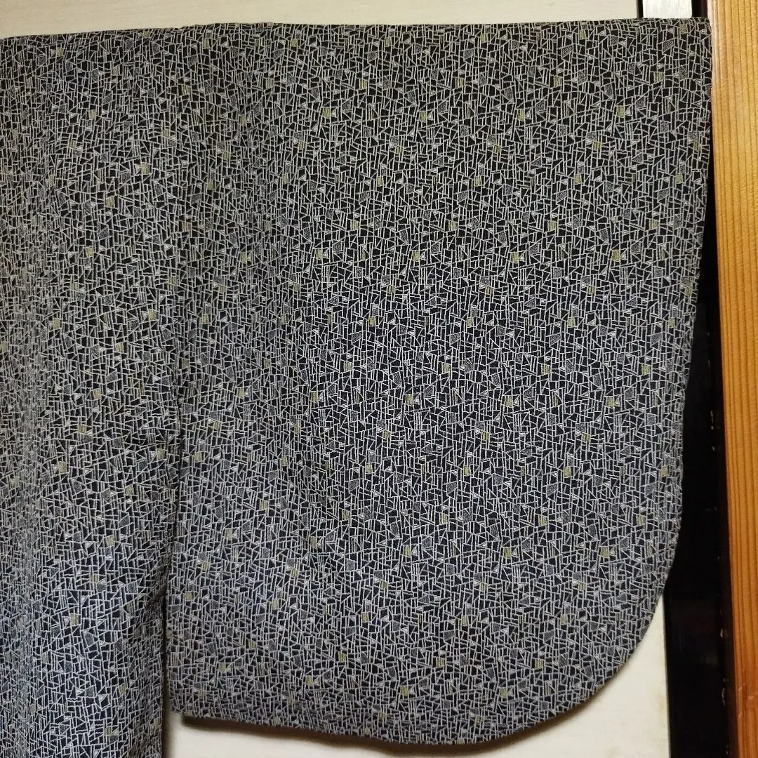 大幅降價 和服 袷 絹 元祿袖 練習服 居家服 購物 布料利用 的縮圖