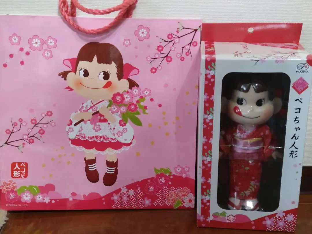 FUJIYA ペコちゃん人形 春の舞 着物ペコちゃん人形 春の舞（ペコちゃん春のお出かけ着物編