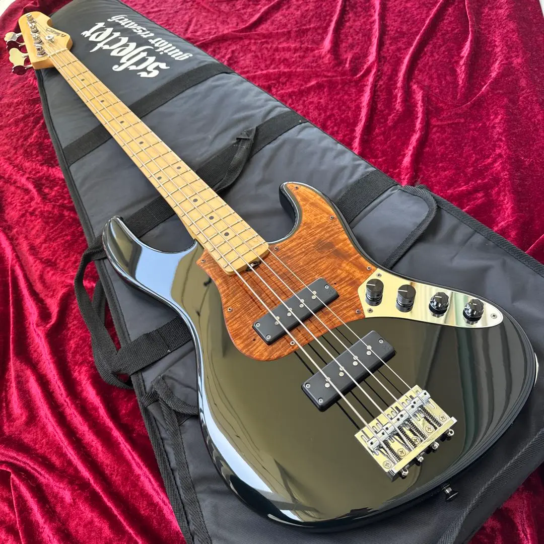 宅送] schecter c-5 custom ジャンク扱い 自作ピックガード 5弦