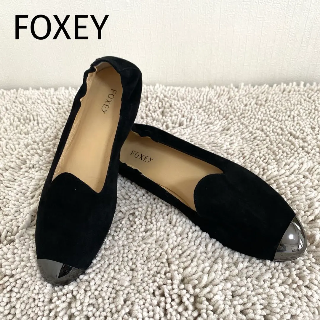 フォクシー⭐︎FOXEY⭐︎リボンフラットシューズ⭐︎ベージュ35.5 新品未使用 2025年最新】Foxey フラットシューズ・バレエシューズの人気