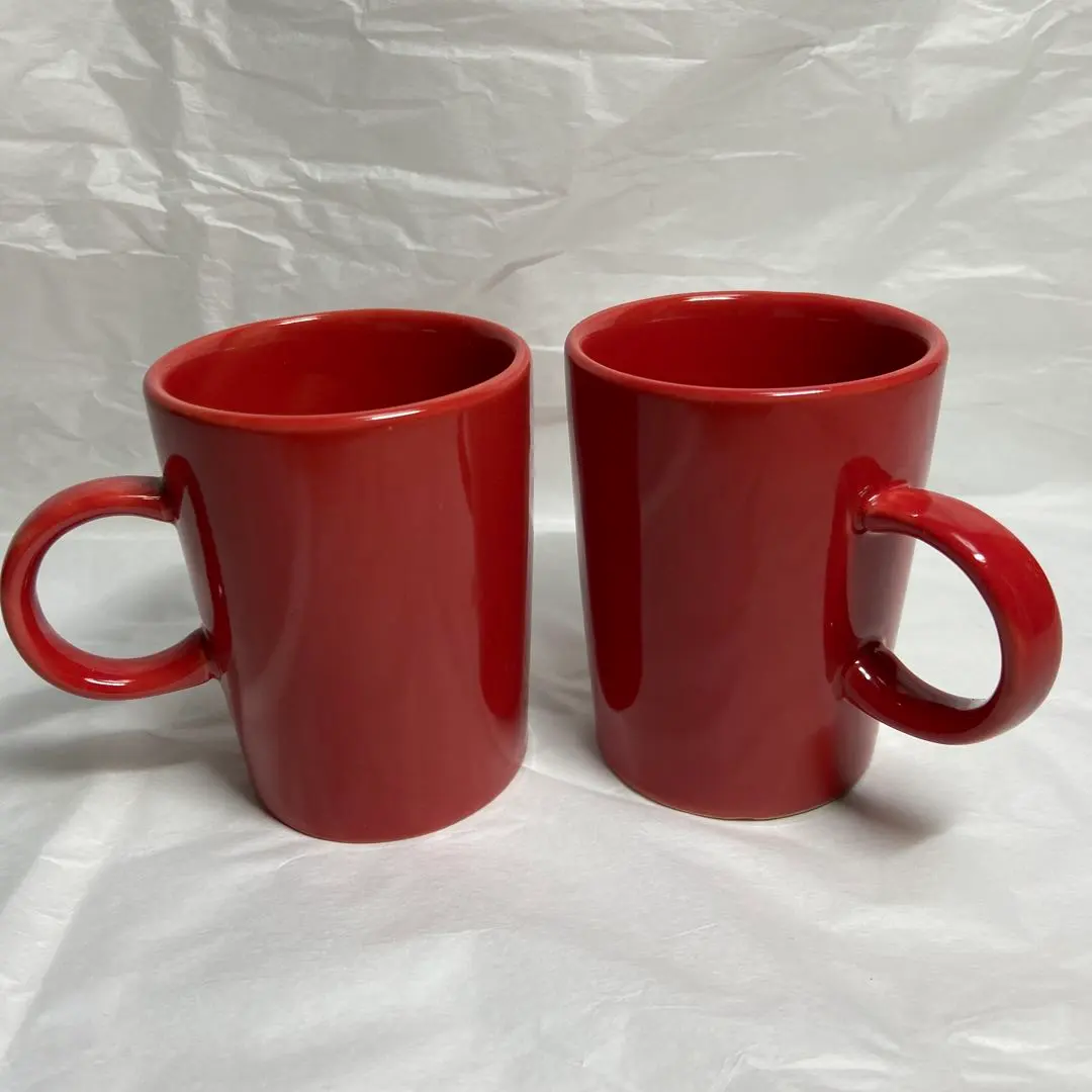 Thumbnail of Limited Time Offer! Red Ceramic Mug Set of 2