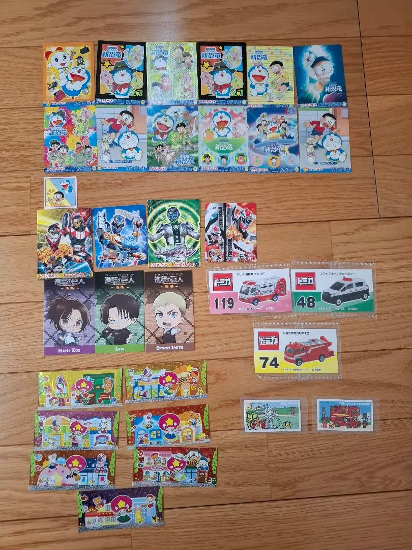 Thumbnail of Doraemon, Kamen Rider, Tomica, Attack on Titan, Marble Chocolate, Twinkle Seal