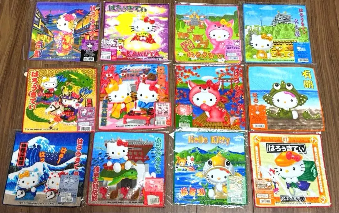 Thumbnail of Hello Kitty Handkerchief Set of 12, Local Limited Edition, Petit Towels, Bulk Sale, ③