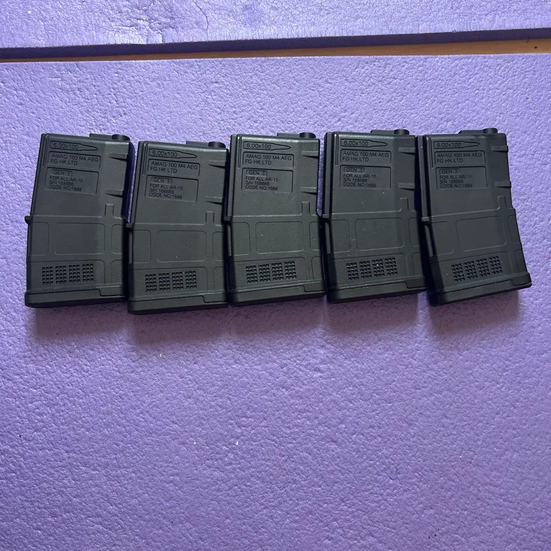 Amazon | □5本セット□ ARES AMAG ショート M4用 100連