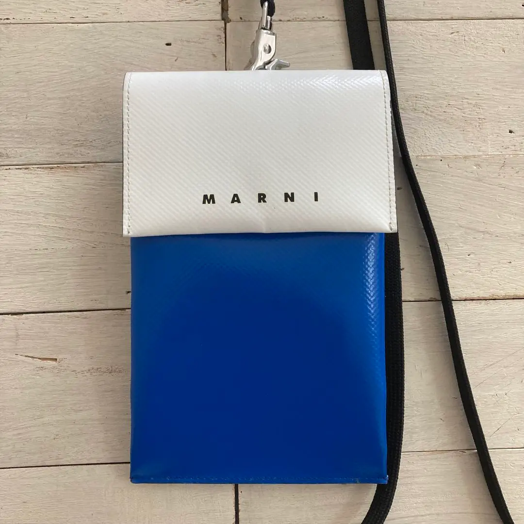 【関税込】MARNI マルニ◆ロゴ スマホホルダー ショルダーバッグ MARNI スマホショルダーバッグ