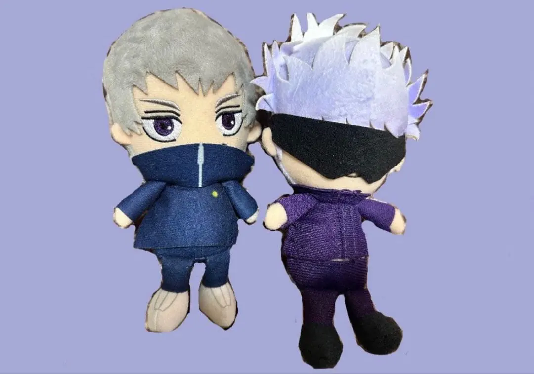 Thumbnail of Jujutsu Kaisen Toge Inumaki & Satoru Gojo Plushies