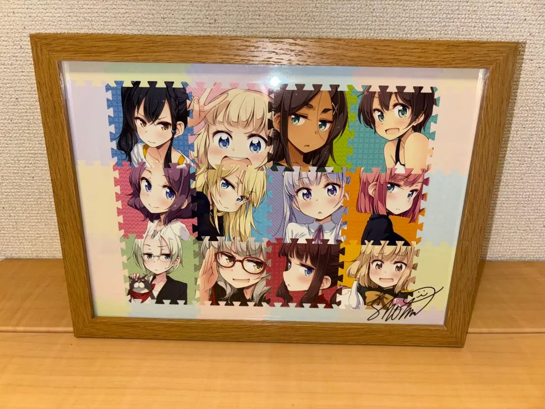 NEWGAME! 完結記念展 直筆サイン入り 描き下ろしアートグラフC