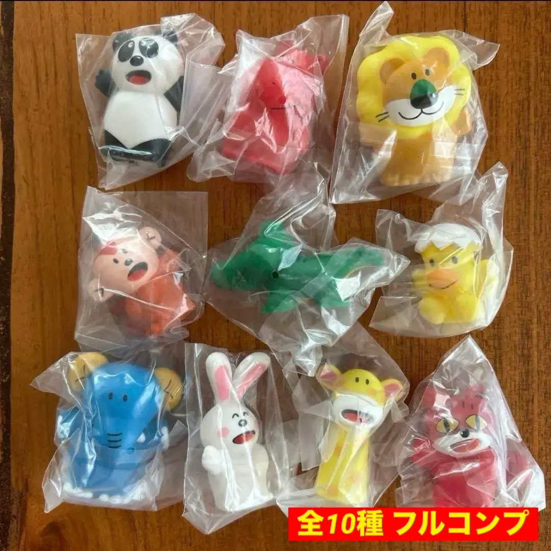 Thumbnail of ★New, Unopened★ Ginbis Tabekko Doubutsu Finger Puppet Soft Vinyl Figure - All 10 Types