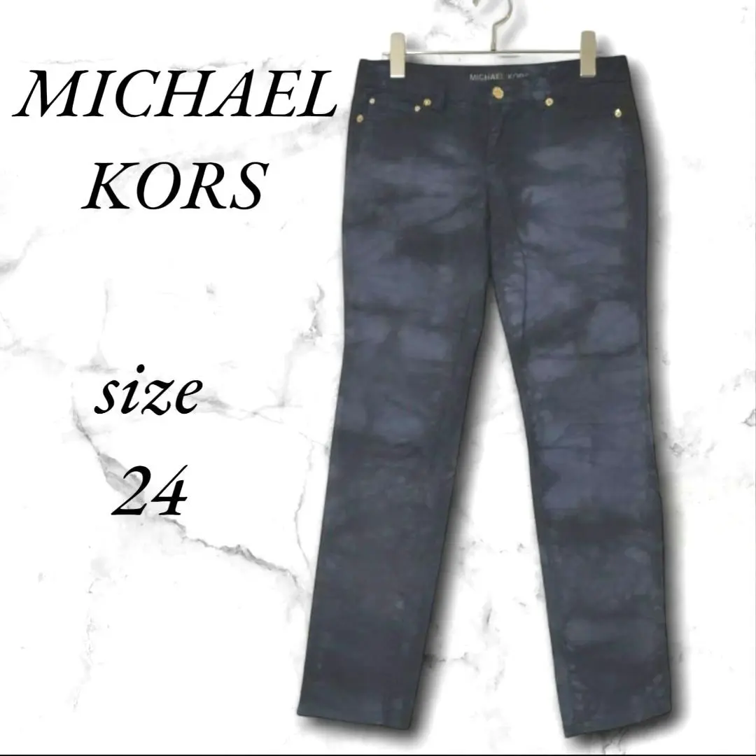 MICHAEL KORS☆ブラックストレッチスキニージーンズ★US4 日本SM MICHAEL KORS☆ブラックストレッチスキニージーンズ☆US4 日本SM