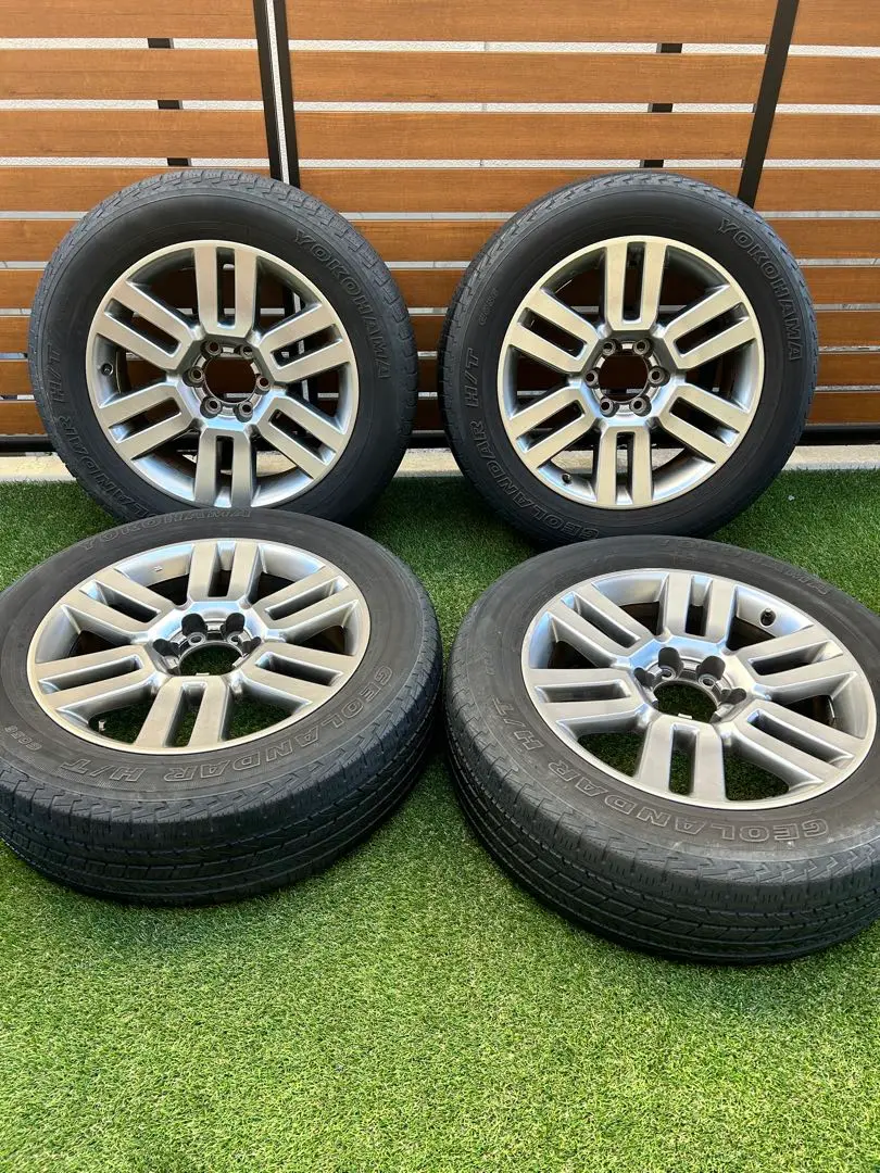 20インチタイヤ2本売り 新車外し品】トヨタ ランドクルーザー 300 ZX 純正 20in 8J +60