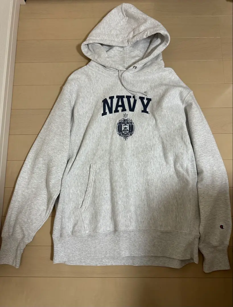 猿助 チャンピオン リバースウィーブ US NAVY USNA パーカー 新品 US企画 Champion 