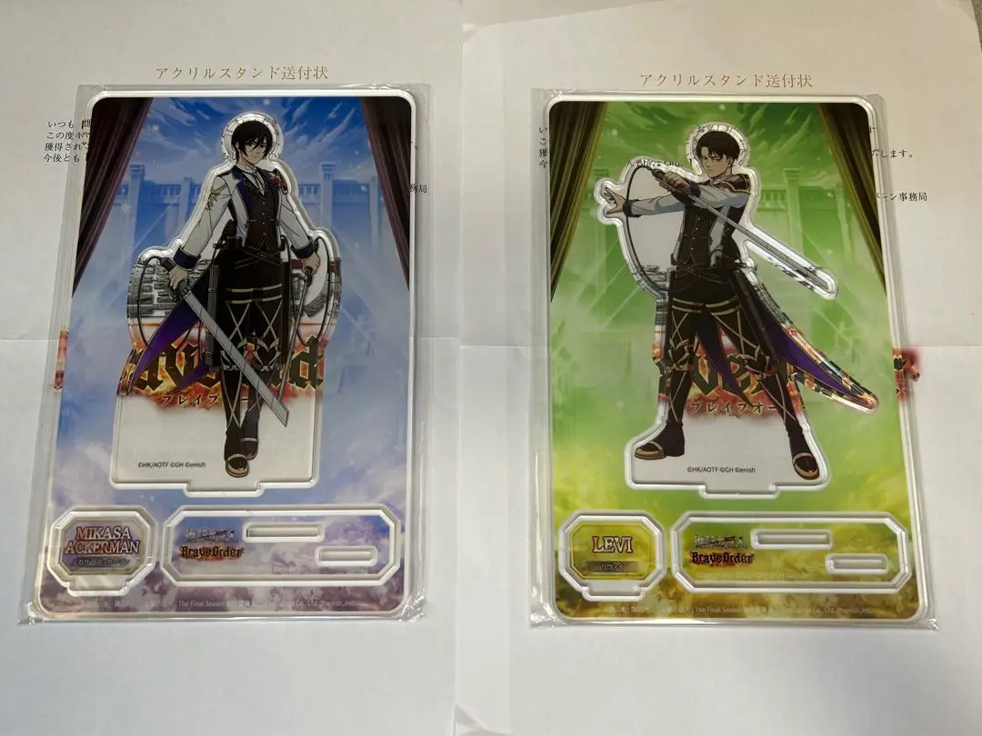 進撃の巨人ブレオダ アイドルミカサ アクスタ（非売品） 進撃の巨人 ブレオダ 式典 ミカサ・アッカーマン アクスタ