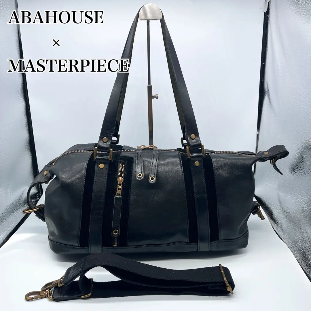 master-piece マスターピース レザーボストン ダークブルー 未使用 master-pieceのフリマアイテム一覧