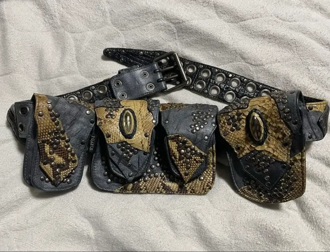 00s archive kmrii leather belt クロコ 初期 00s archive kmrii leather belt クロコ 初期