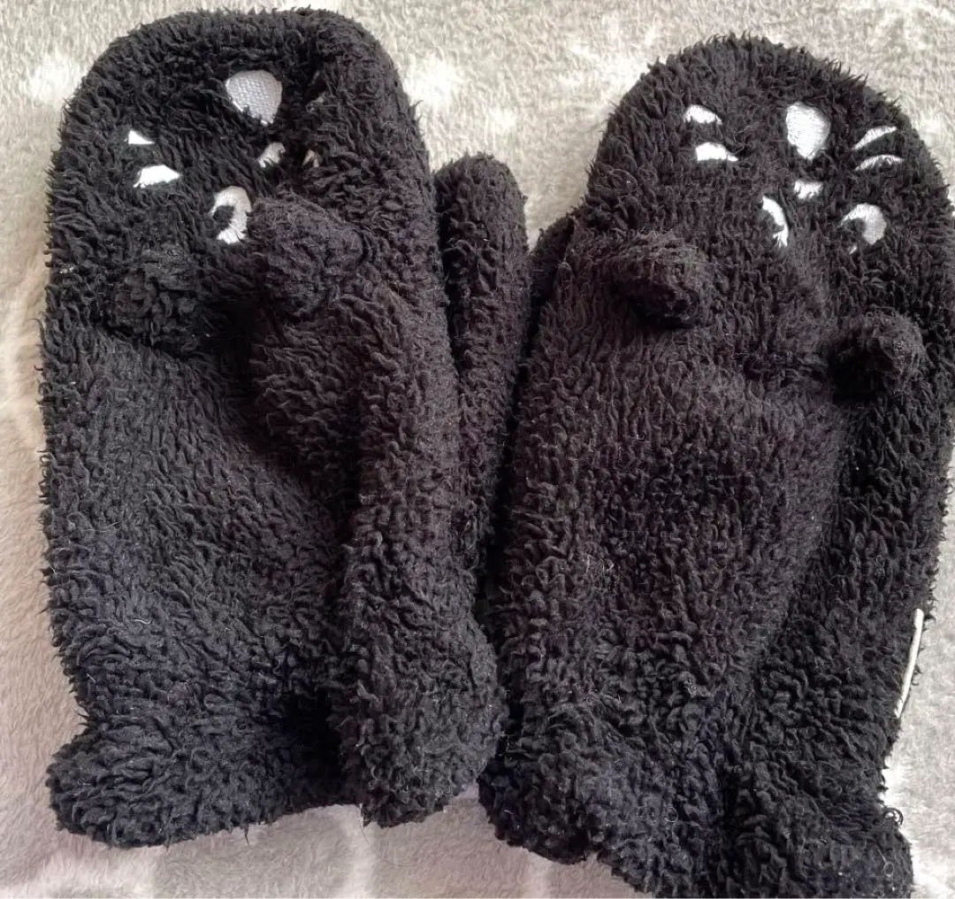 美品⭐︎ネネットダークグリーン ミトン手袋モチーフワークパンツgarçon好き 美品⭐︎ネネットダークグリーン ミトン手袋モチーフワーク