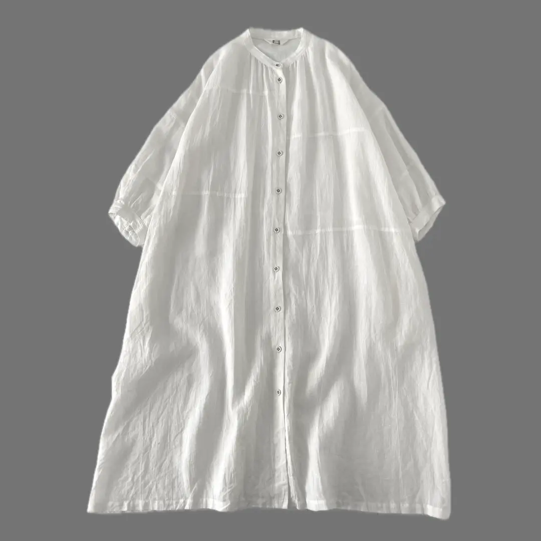 コットンハウスアヤ　イエスタデイクロス　レディース　M 長袖　花柄　美品　個性的 Cotton House Aya】“あじさいの押し花”刺繍
