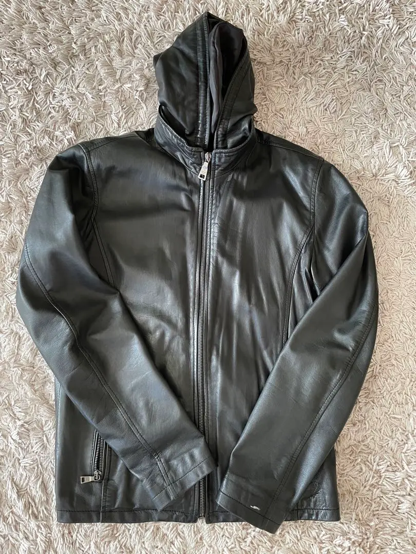 未使用Peruzzi レザー ジャケット 50サイズ 安く 買う 方法ファッション - 未使用Peruzzi レザー ジャケット