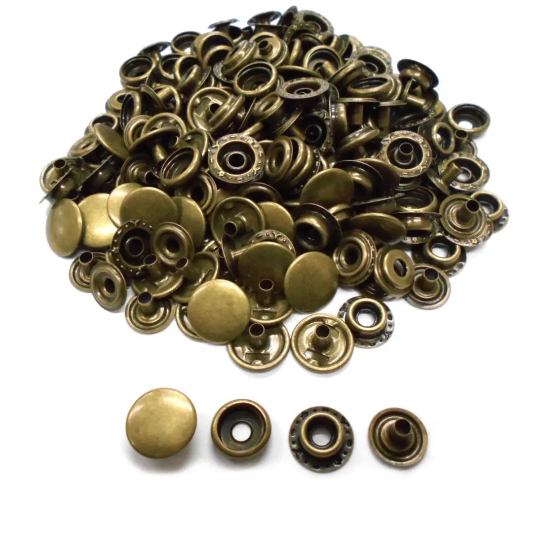 Thumbnail of J-15 Jumper Snap Fasteners 15mm Antique 50 Sets Leathercraft