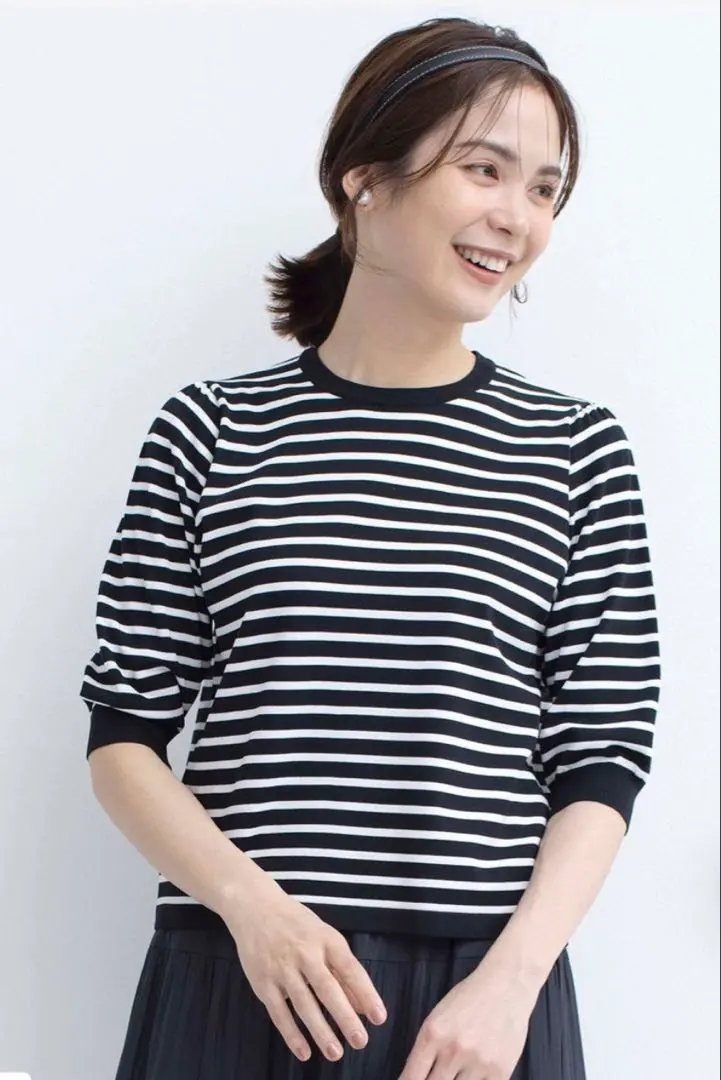 Thumbnail of Kumikyoku S UV Care S Touch Cooling 6-Sleeve Knit Pullover