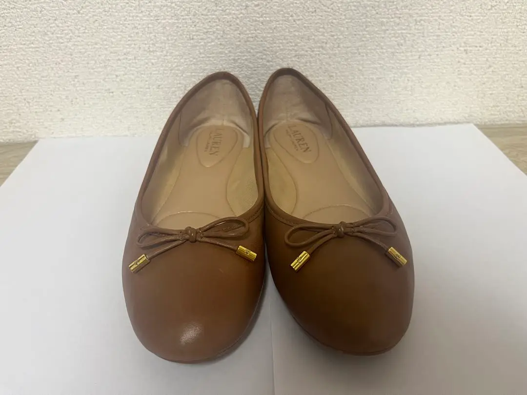 LAUREN RALPH LAUREN フラット バレエシューズ パイソン 本革 LAUREN RALPH LAUREN R01H Jayna