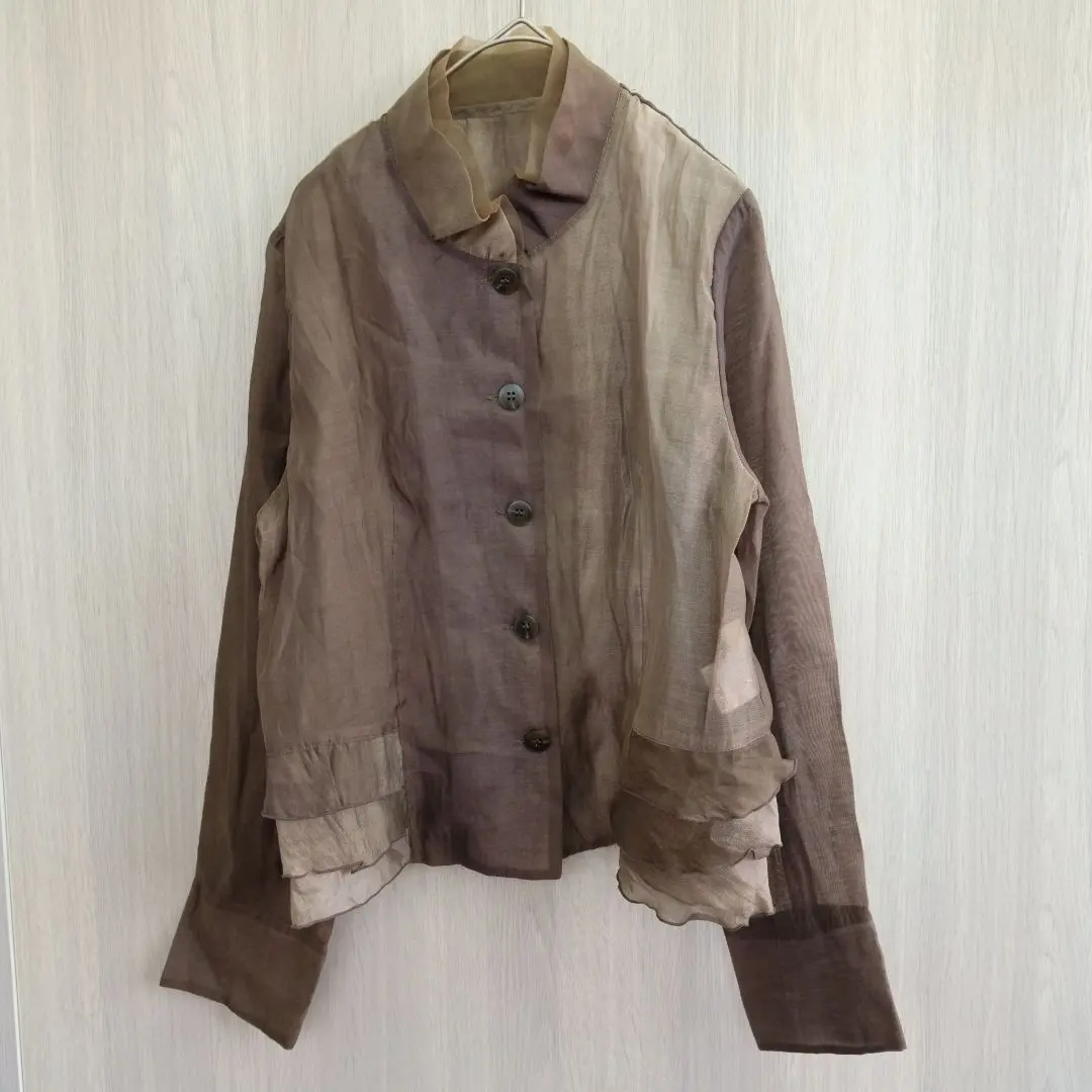 Thumbnail of Respighi Jacket Sheer Jacket Sheer Shirt Brown M