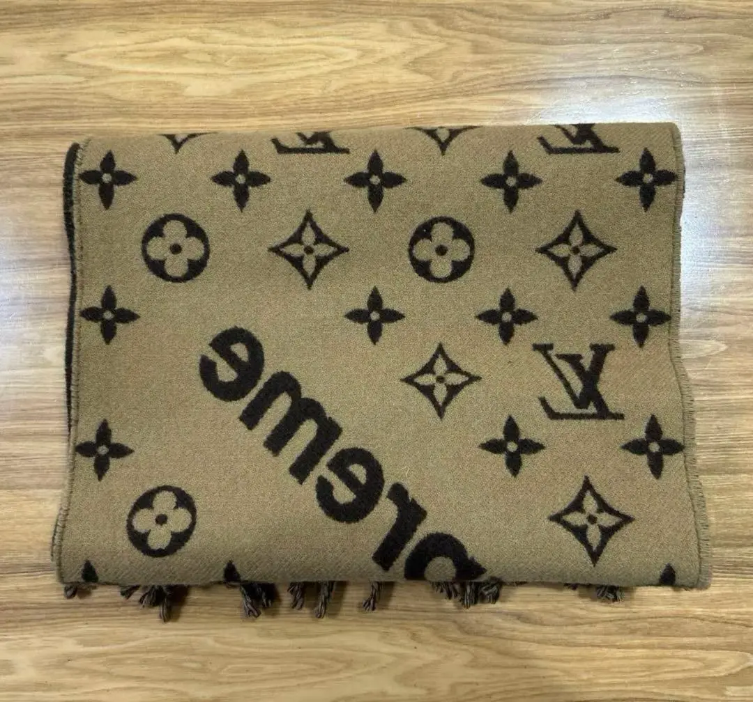 LOUIS VUITTON ルイ・ヴィトン マフラー Supreme シュプリーム