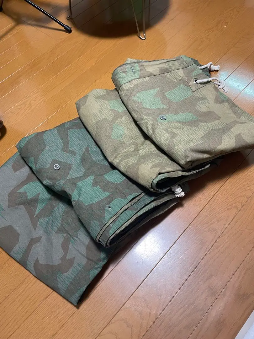 希少 40s WW2 ドイツ軍 スプリンターカモ 迷彩 テントシート ポンチョ 希少 40s WW2 ドイツ軍 スプリンターカモ 迷彩 テントシート