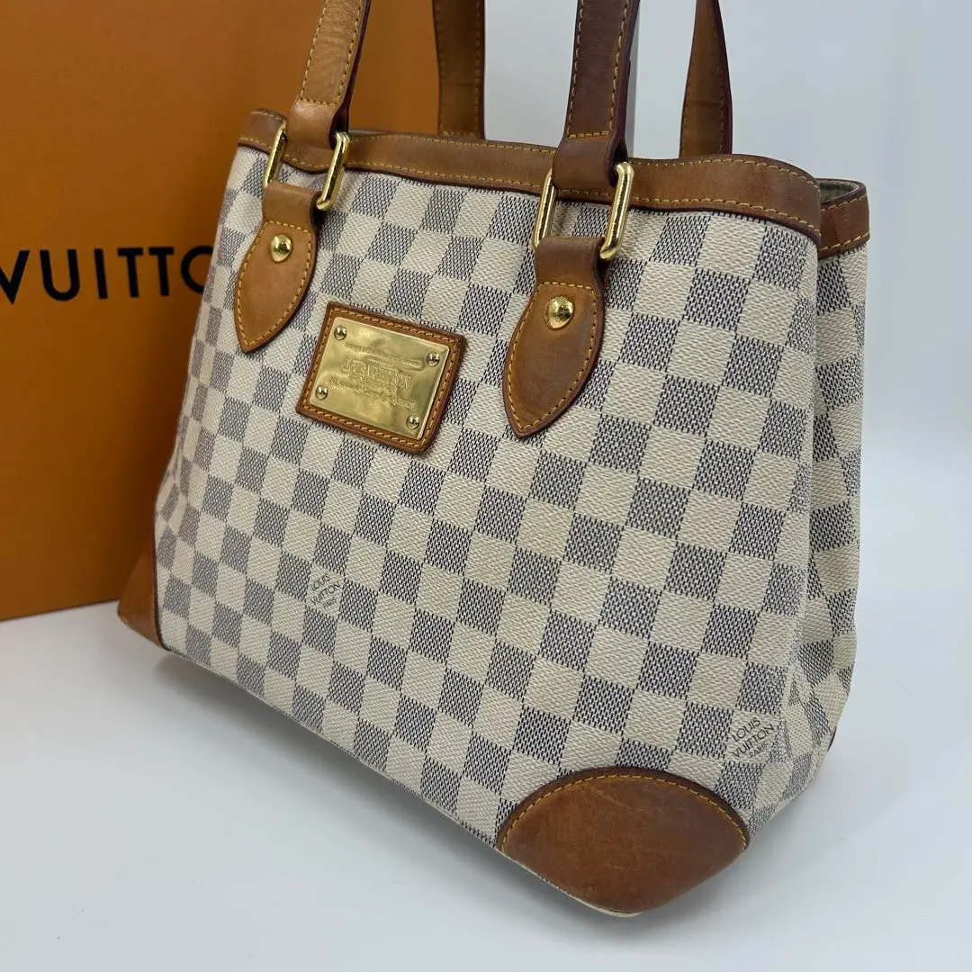 ルイヴィトン ハムステッドPM ダミエ アズール トートバッグ ルイ・ヴィトン(LOUIS VUITTON)ルイ・ヴィトン ハムステッドPM