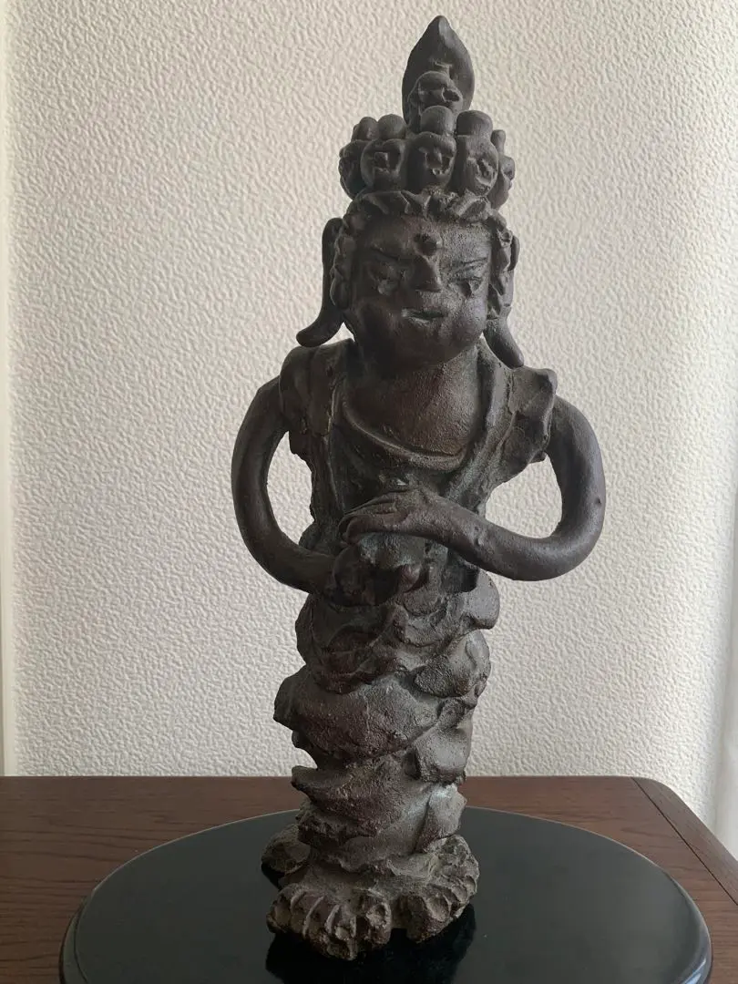 泥仏　東大寺長老　清水公照　台座付　仏像　置物 Amazon.co.jp: 東大寺長老 清水公照 泥仏 金剛力士 ブロンズ製