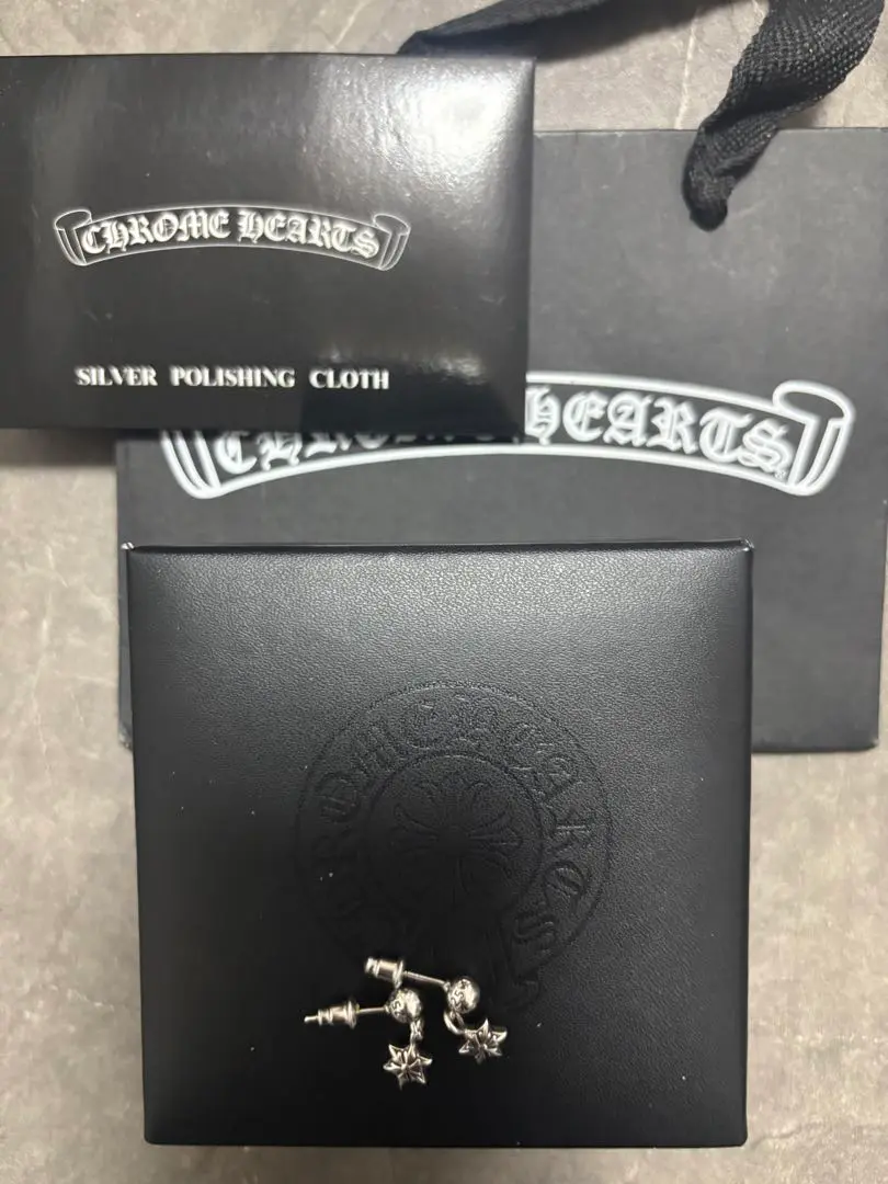 Chrome hearts 両耳 Chrome Hearts - クロムハーツ Chrome Hearts ピアス(両耳用)の
