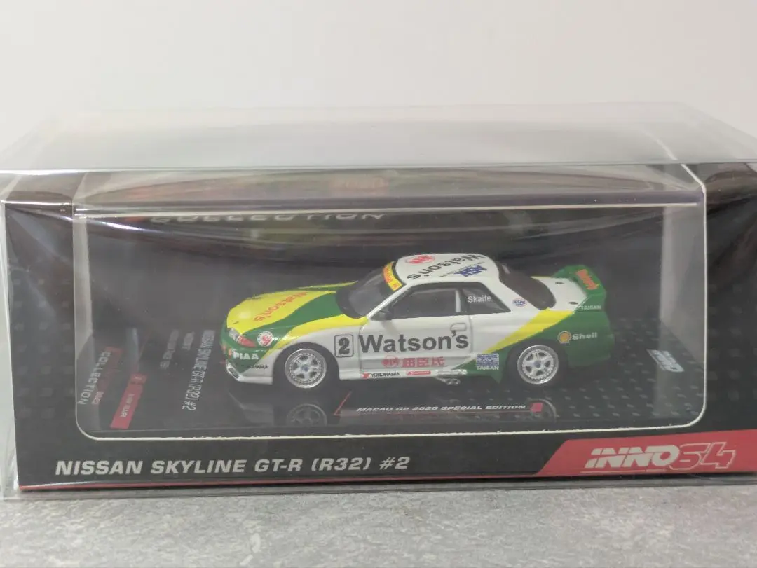 inno64 イノモデル　イベント限定品　ゴールド　R32トップシクレ Amazon | INNO 1/64 日産 スカイライン GT-R R32 サテンゴールド