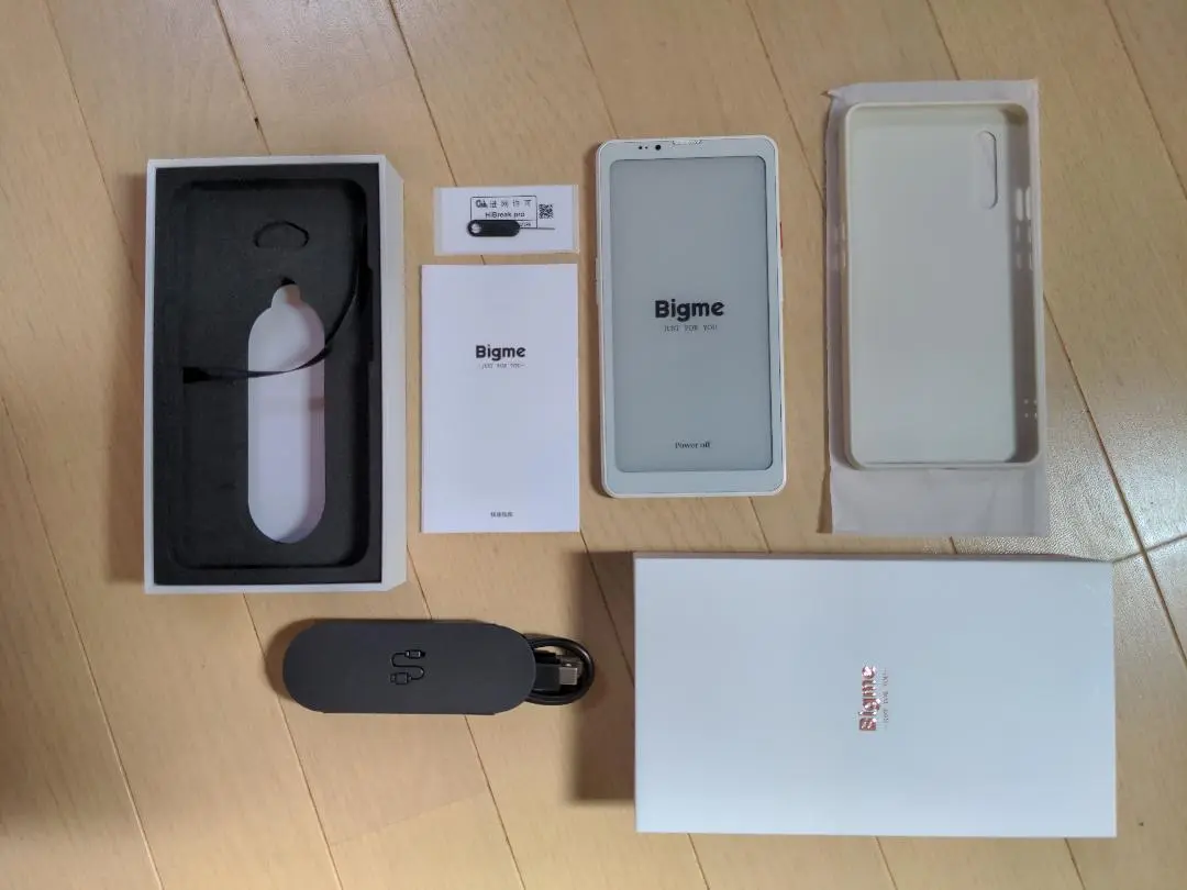 Bigme Hibreak pro 新品未使用 BigmeからSIM対応の6インチ電子ペーパーディスプレイ搭載スマホ