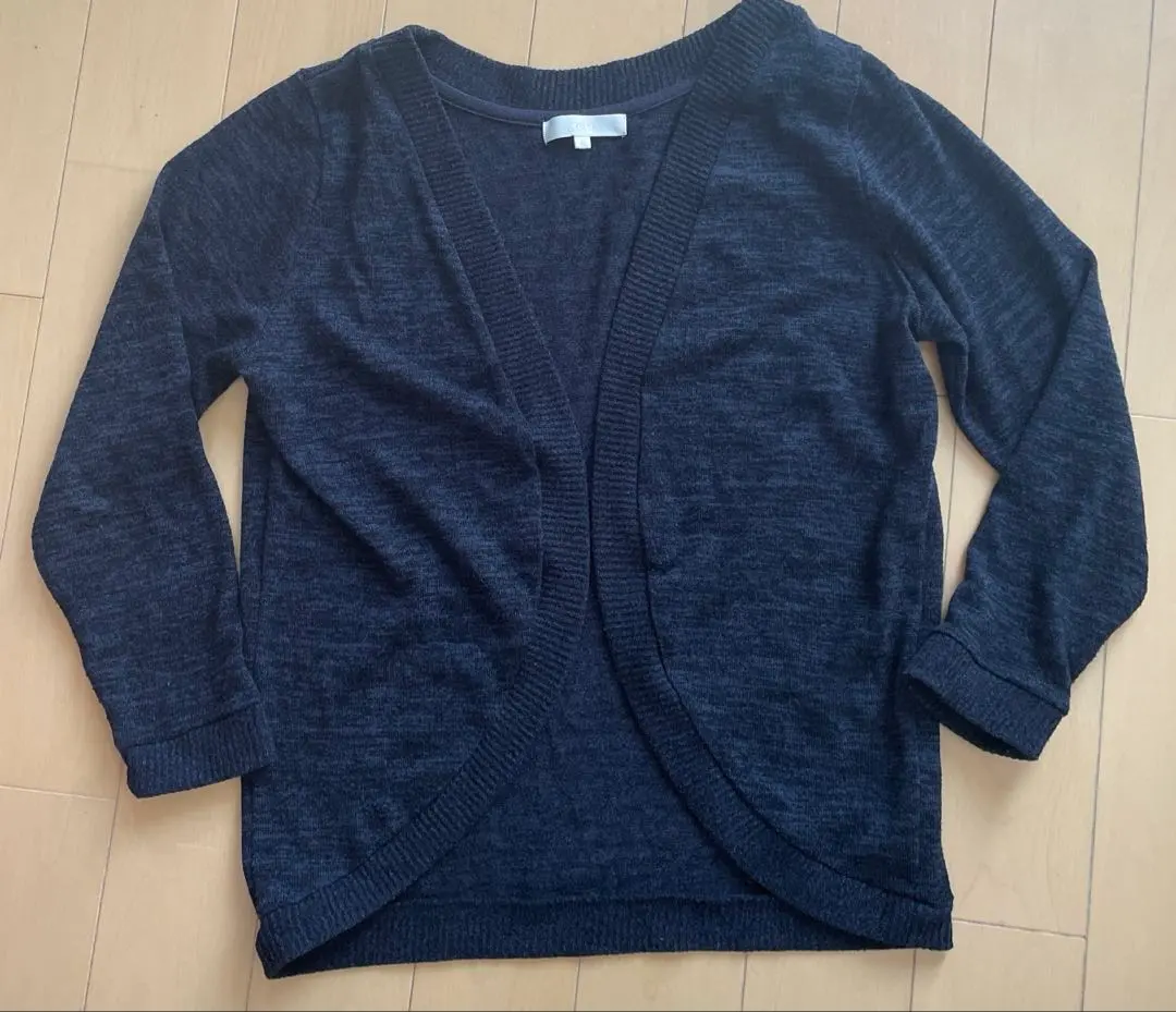 grove 開襟外套 M 藏青色 海軍藍 WORLD世界 USED 的縮圖