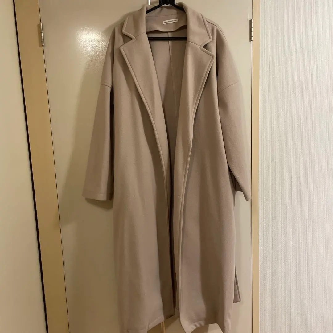 Thumbnail of NICE CLAUP Pink Beige Long Coat