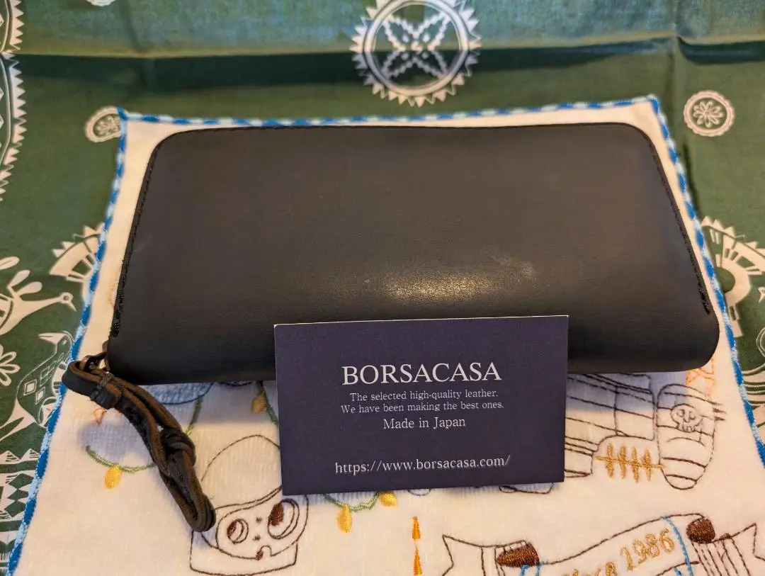 BORSACASA ボルサカーサ 二つ折りミニ財布　ネイビー 人気アイテムTOP3✨🚩 - BORSACASA-BLOG