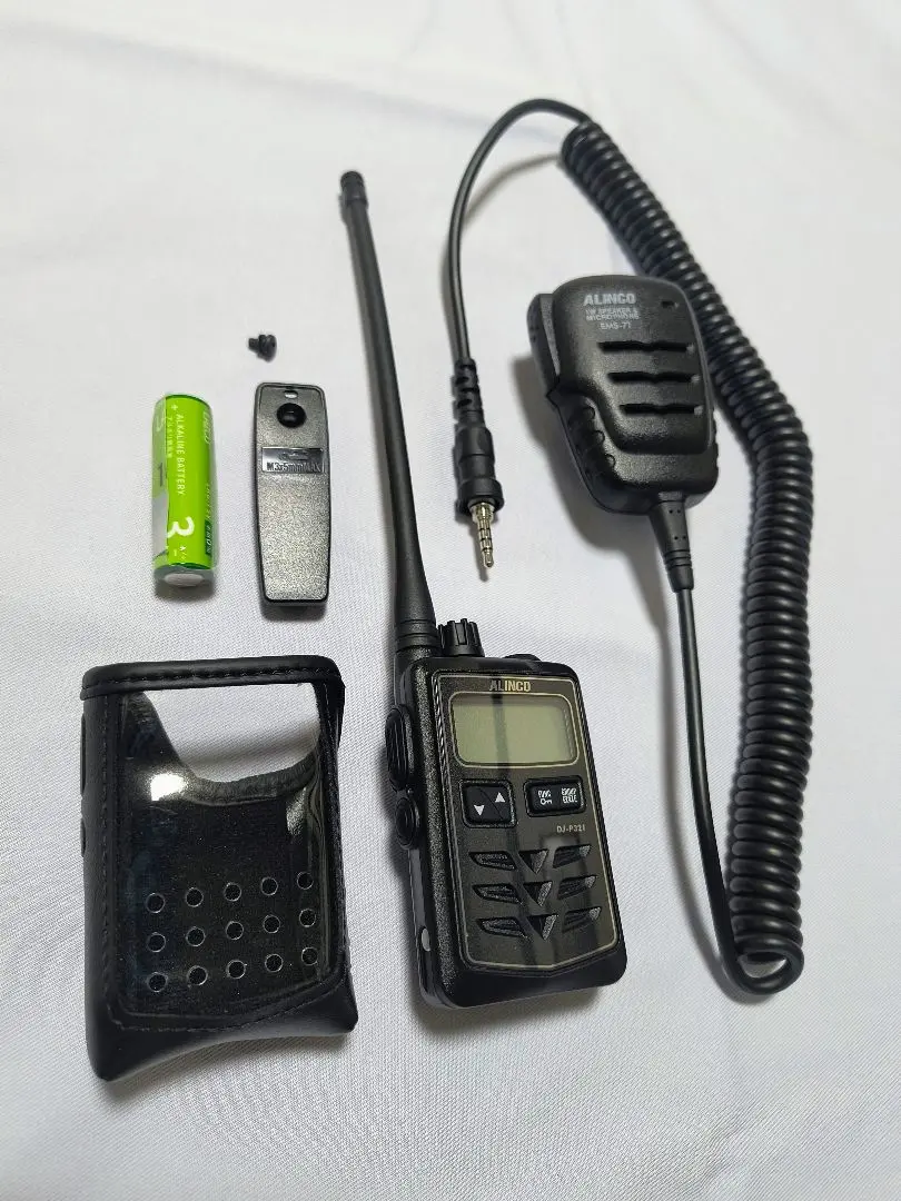 トランシーバーその③ALINCO DJ-P321BL 免許不要 特省トランシーバ DJ-P321シリーズ | 無線機器 アルインコ株式会社電子事業部