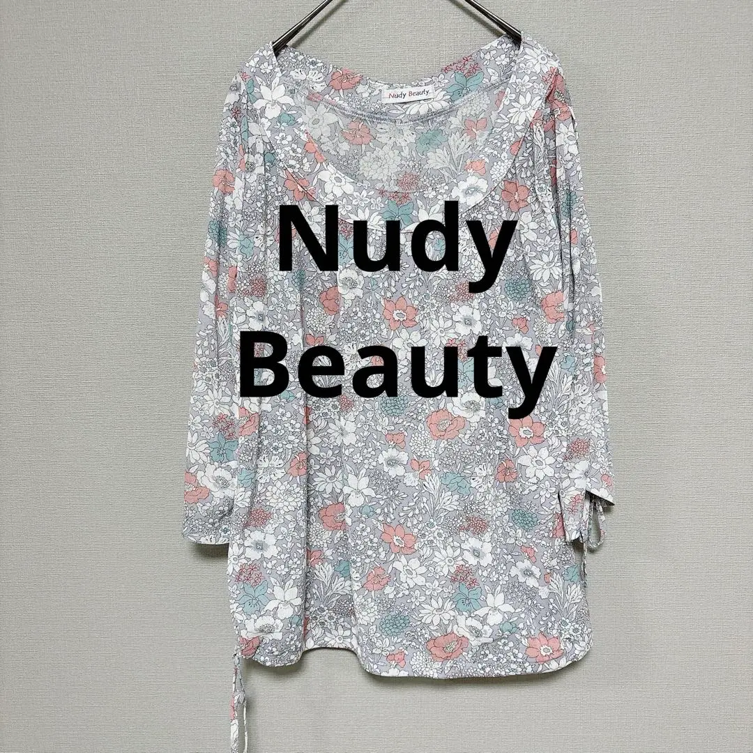 Thumbnail of Nudy Beauty Flower Print 3/4 or 5/7 Sleeve LL Top 3864
