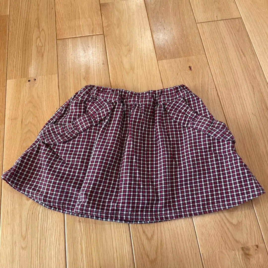 Thumbnail of SLAP SLIP Checkered Skirt-Style Shorts 100