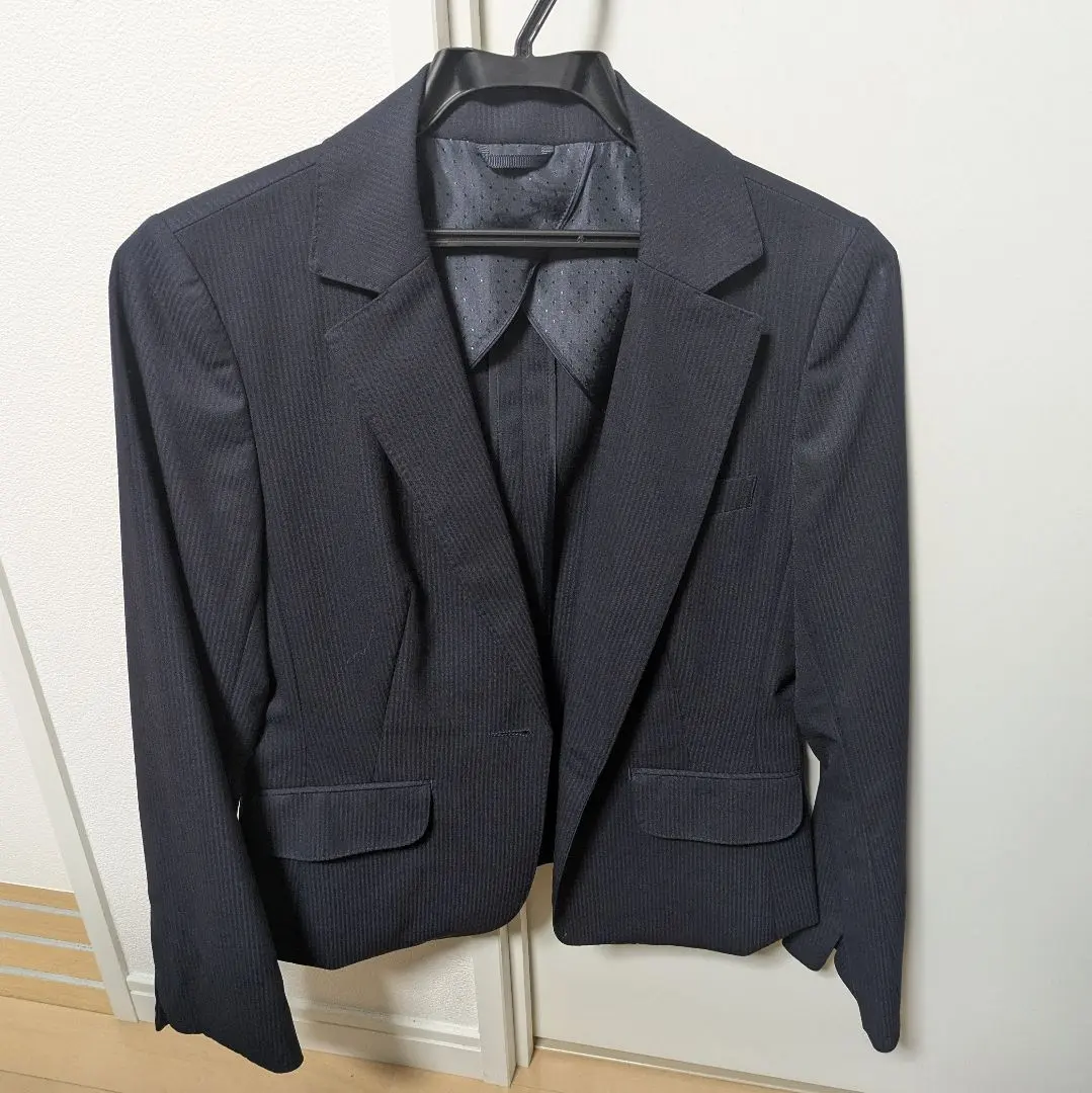 Thumbnail of Online Setup Suit, Washable, Navy, Stripe