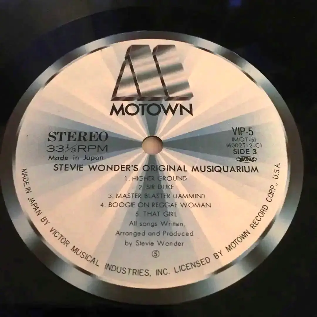 【LPレコード】スティーヴィー・ワンダー / ミュージックエイリアム Stevie Wonder = スティービー・ワンダー – Stevie Wonder's