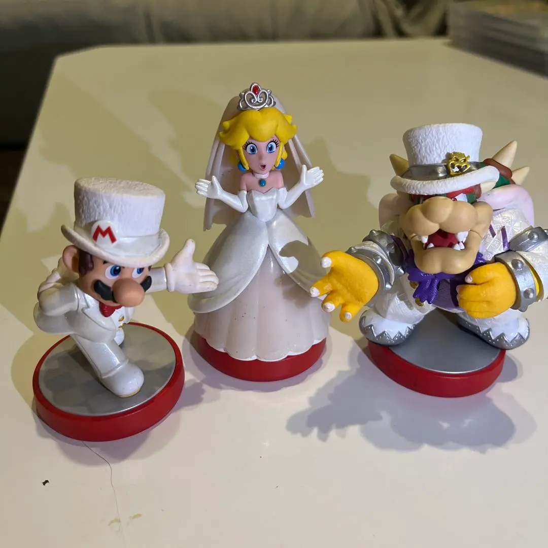スーパーマリオオデッセイ + amiibo 2セット Nintendo amiibo Super Mario Odyssey BOWSER (Koopa) Wedding