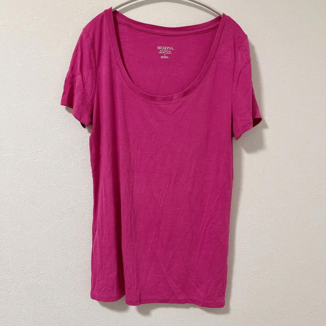 Thumbnail of MERONA Short Sleeve T-shirt, Pink, Size L