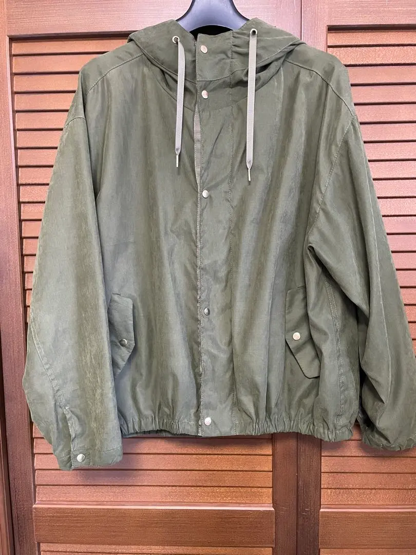 Thumbnail of Olive green hooded jacket
