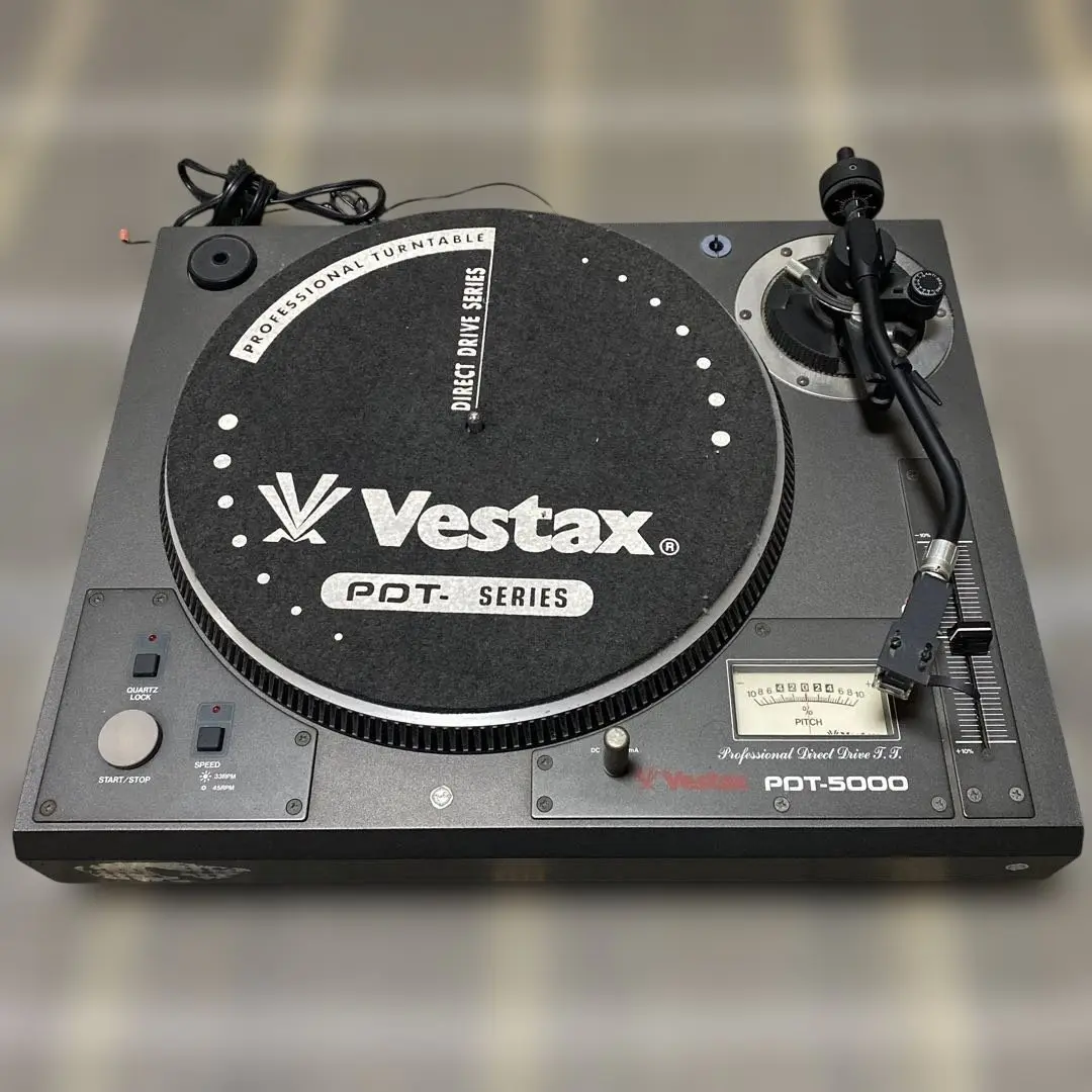 【希少•音出確認済】VESTAX PDT-5000 ターンテーブル/ ベスタクス Vestax PDT-5000 ターンテーブル 中古