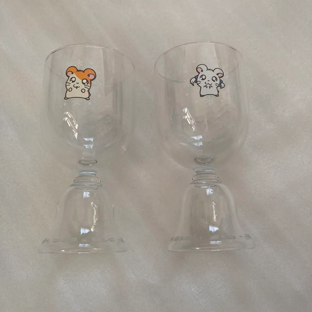 Thumbnail of Hamtaro: Bell Glass Set of 2 [Mister Donut Novelty]